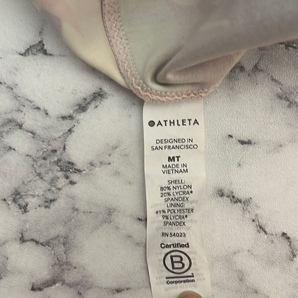 Athleta Daybreak Tropic Triangle Tankini Top M Tall - Picture 7 of 7